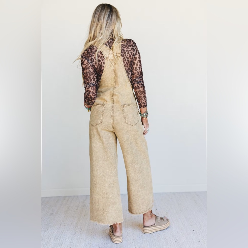 Three Bird Nest Roam Wild Animal Print Mesh Top